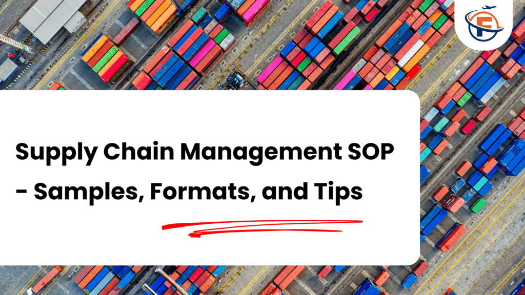 SOP For Logistics and Supply Chain Management : Sample SOPs For Indian Students
